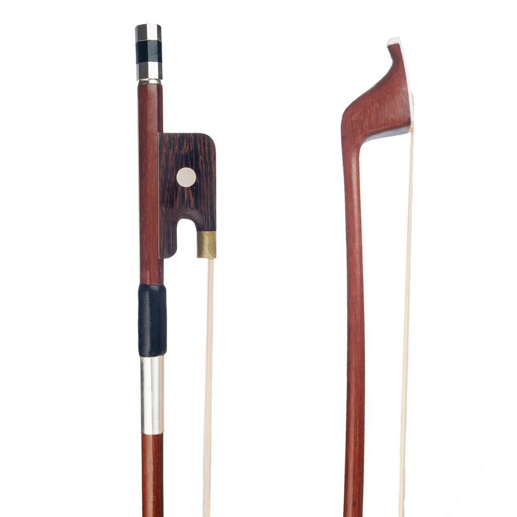 1 Piece Brazilwood Stick Upright Double Bass Bow French Style