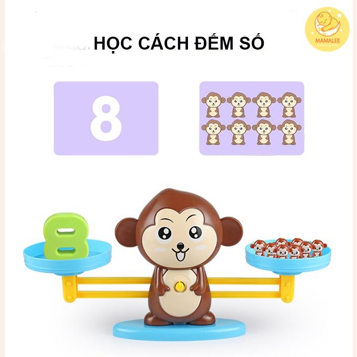 Đồ Chơi Bàn Cân Toán Học Thăng Bằng Thông Minh - Giúp Bé Say Mê Học Toán - Đồ Chơi Giáo Dục Sớm Cho Bé