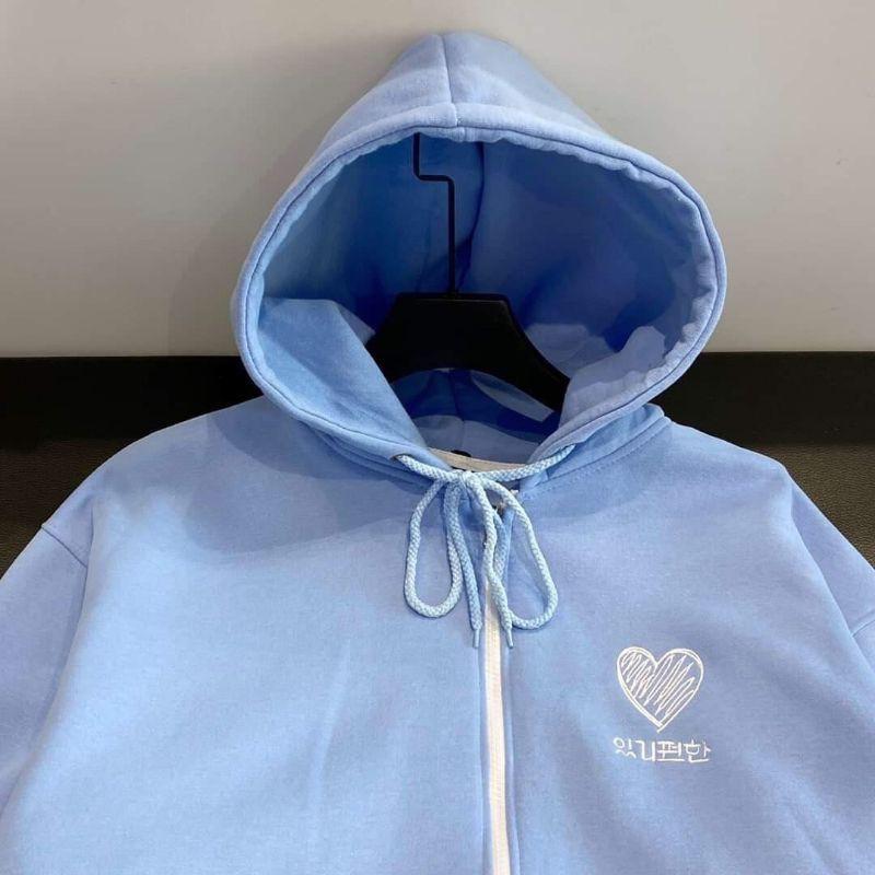 Áo khoác hoodie nữ , áo khoác nữ vải nỉ ngoại dày mịn