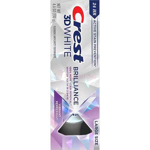 Kem đánh răng Crest 3D White Brilliance (130g) - Hàng chính hãng