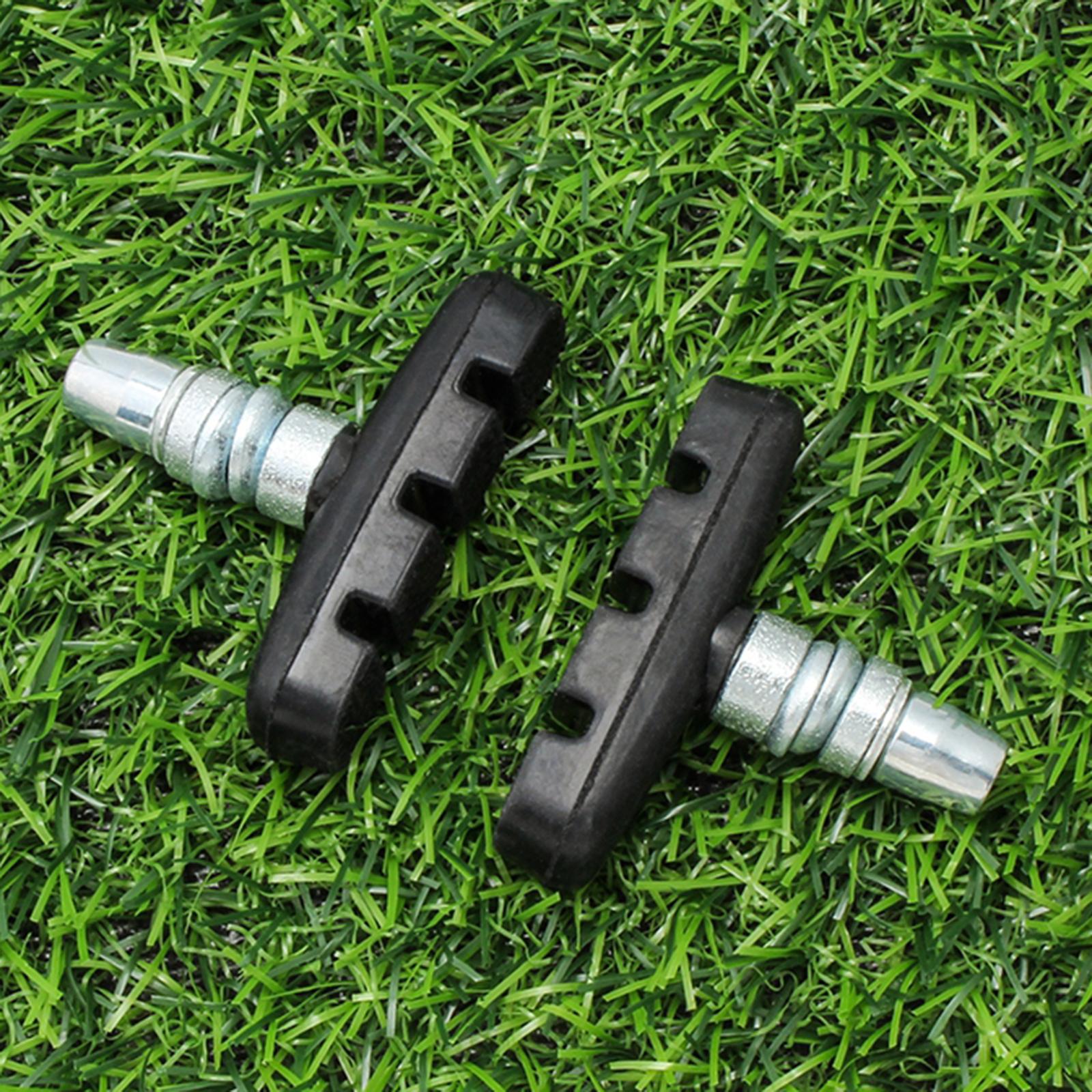 Bike V Brake Pad Replacement V-Brake Blocks Brakes Caliper Rubber Shoes Pads