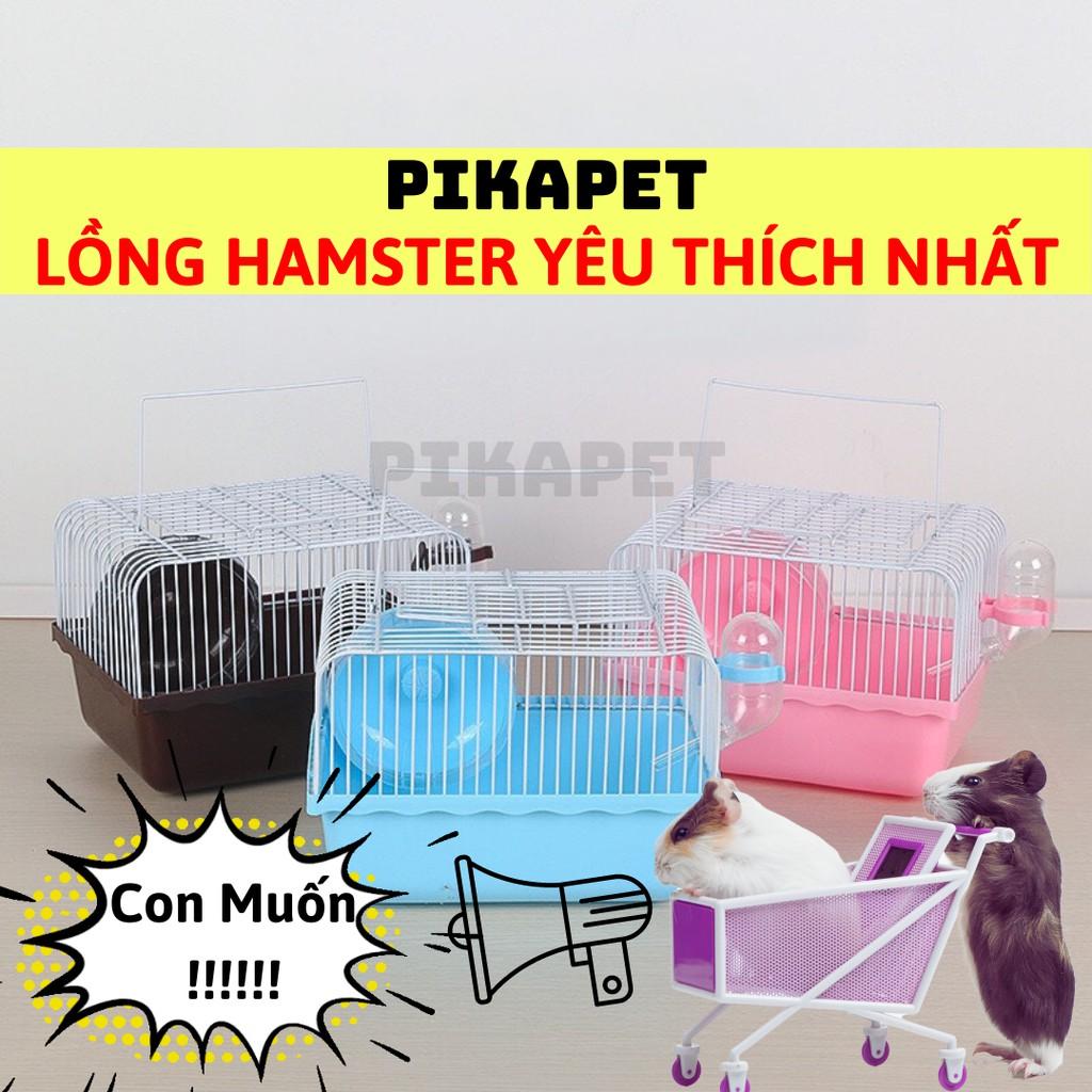 Lồng Hamster mini full đồ. Chuồng hamster mini cute