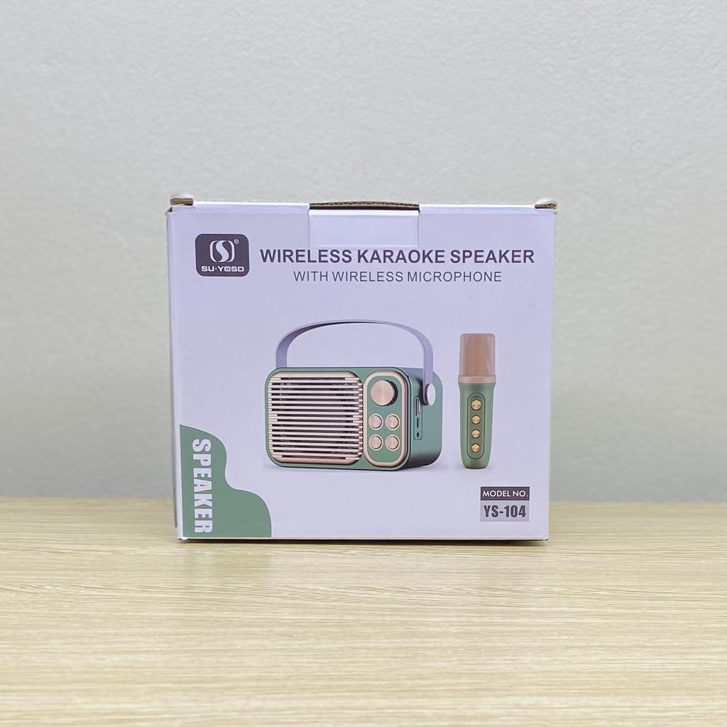 Loa Karaoke Bluetooth YS-104 Kèm 1 Micro Không Dây ( Hàng Chính Hãng )