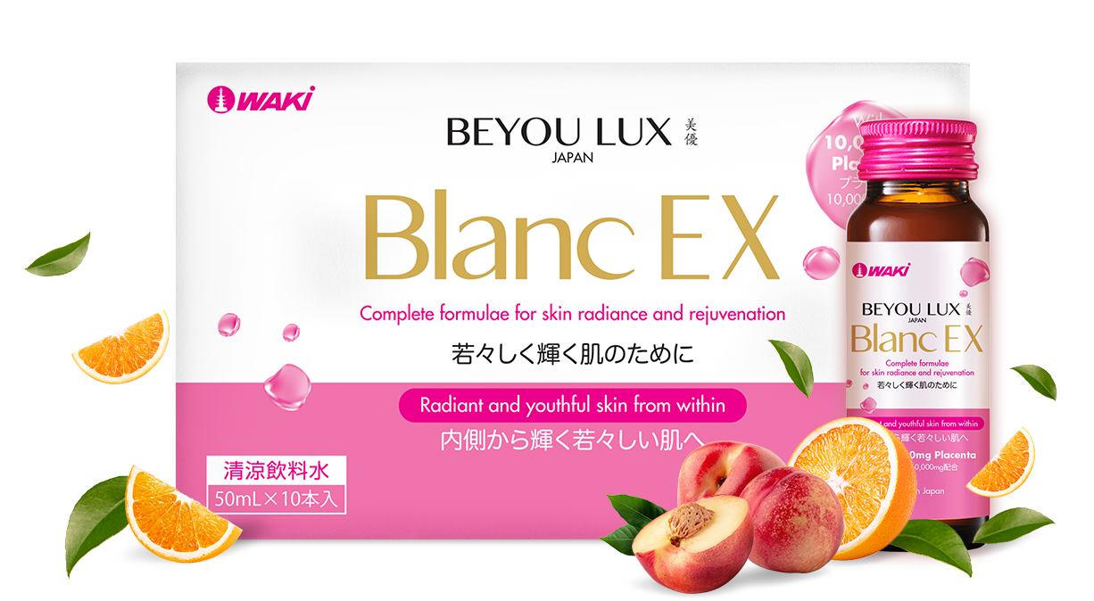Nước uống làm đẹp da BEYOU LUX Blanc EX Giúp Trắng Da, Cải Thiện Lão Hóa từ Nhật Bản