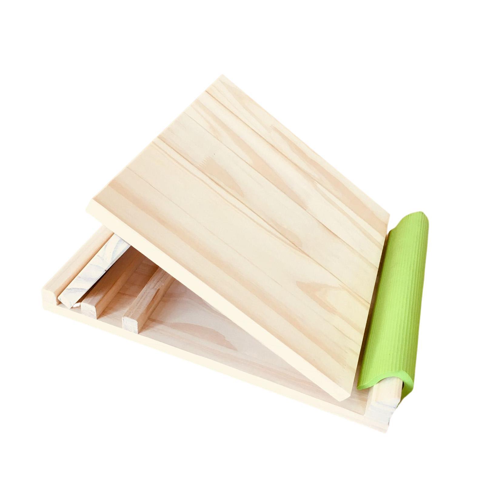 Wooden Slant Board Fitness Pedal Foot Incline Board for Ankle Exercise Training Equipment