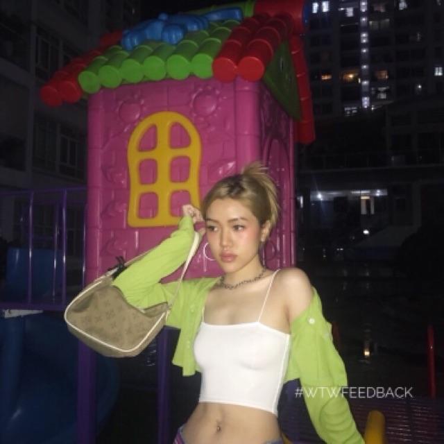 Áo 2 dây 2 lớp - croptop