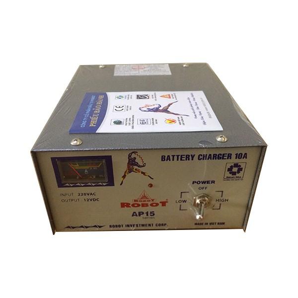 MÁY SẠC ẮC QUY ROBOT TĂNG GIẢM 10A