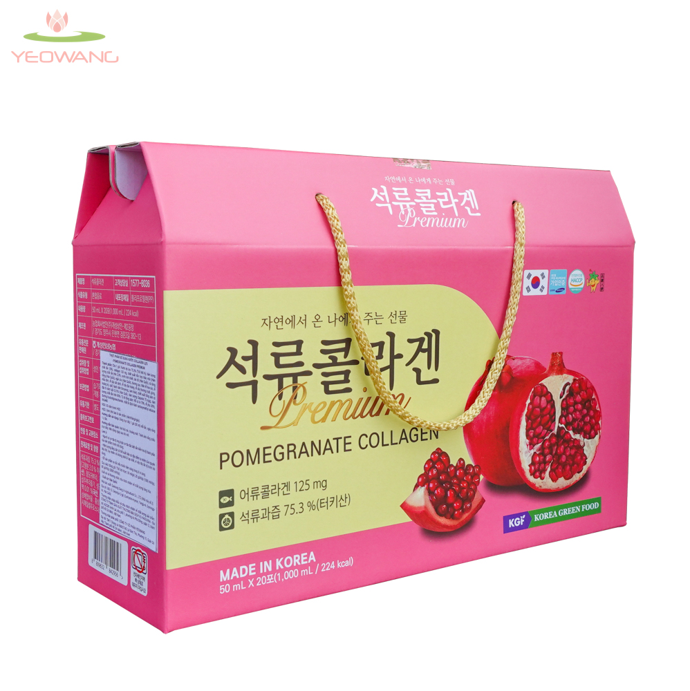 Nước Collagen Lựu Cao Cấp Hàn Quốc - Premium Pomegranate Collagen - Hộp 20 gói x 50ml/gói