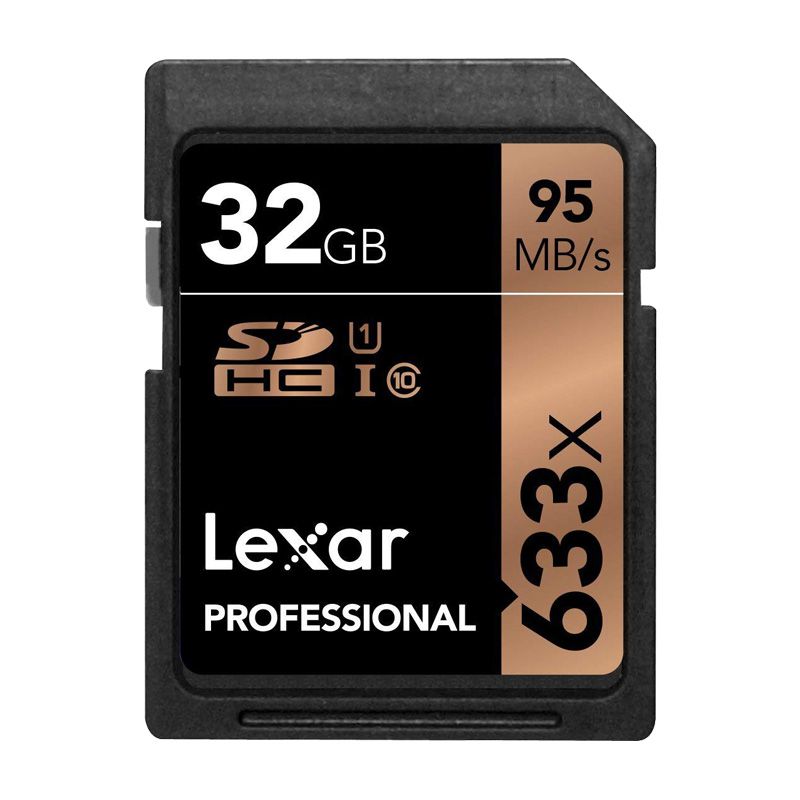 Thẻ Nhớ SDHC Lexar Professional 633x 32GB UHS-I 95MB/s LSD32GCB1AP633 - Hàng Chính Hãng