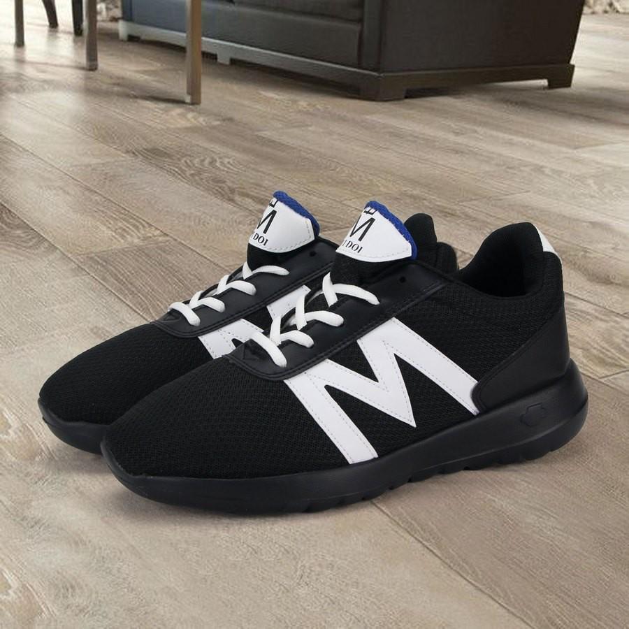 Giày sneaker thể thao full đen GN119 Gấu Nâu
