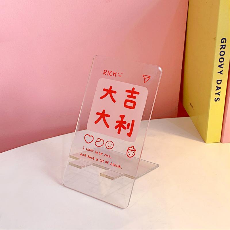 1 Giá Đỡ Điện Thoại Để Bàn Bằng Acrylic Trong Suốt