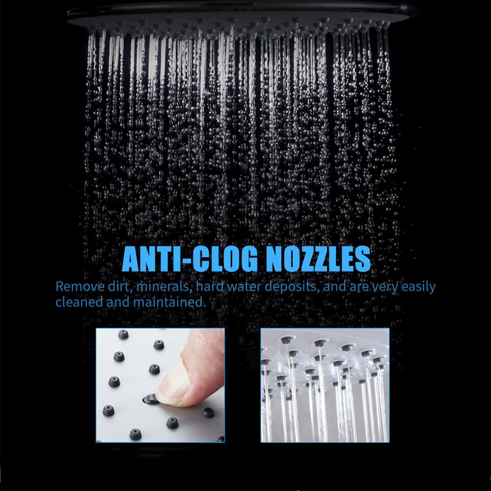 Đầu vòi sen áp suất cao Đầu vòi sen 8 inch G1 / 2 được đánh bóng Chrome