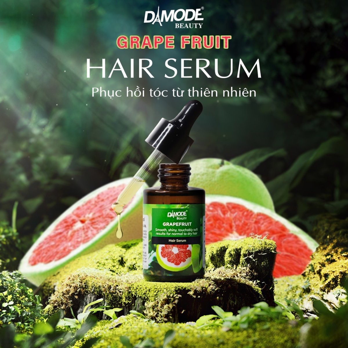 Tinh dầu dưỡng mọc tóc cao cấp độc quyền Damode Grapefruit Hair Serum chai 30ml