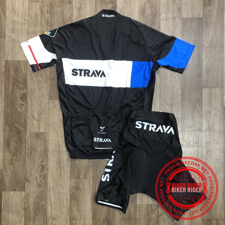 Quần áo đạp xe , Bộ quần áo xe đạp nam nữ Strava PKXD-1124