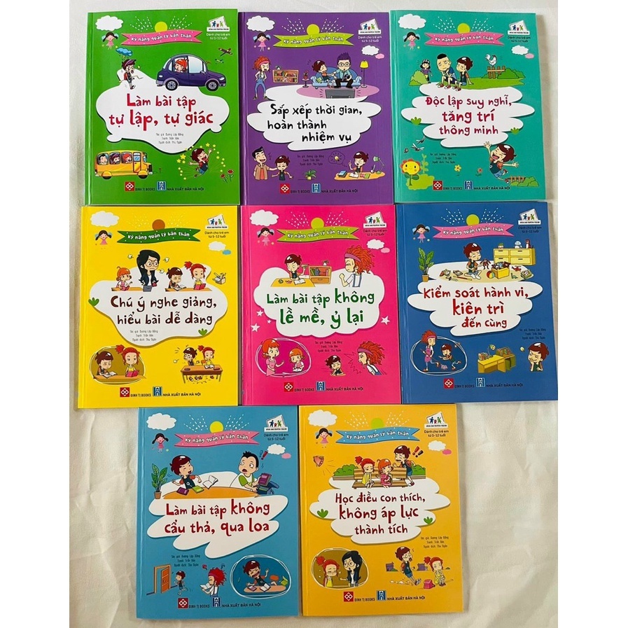 Sách - Combo 8 cuốn - Kỹ năng quản lý bản thân