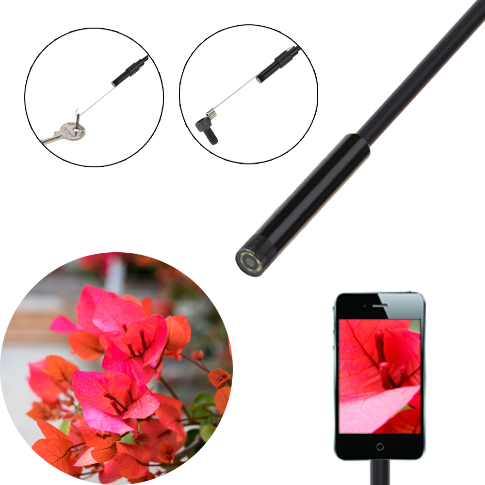 Ống Nội Soi Kỹ Thuật Số USB 5.5mm 1.5m Với 6 Đèn LED Có Thể Điều Chỉnh Cho AnDroid