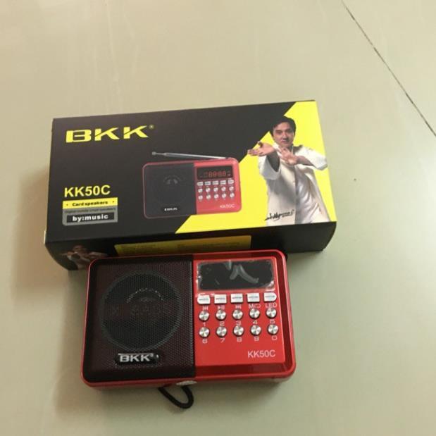 Loa nghe nhạc BKK KK50C, cắm USB, thẻ nhớ, nghe đài FM, nghe nhạc tiện dụng - Bh 6 tháng