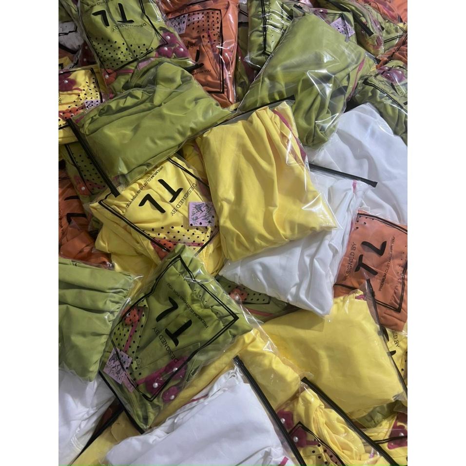 ĐẦM BABYDOLL DÁNG DÀI CỔ TRÒN CÓ VẠT KẾT HOA TAY NGẮN CHO CÁC NÀNG TIỂU THƯ NHÀ MEOWSHOP