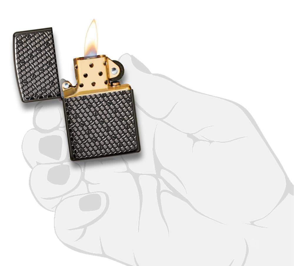 Bật Lửa Zippo Hexagon Design 49021