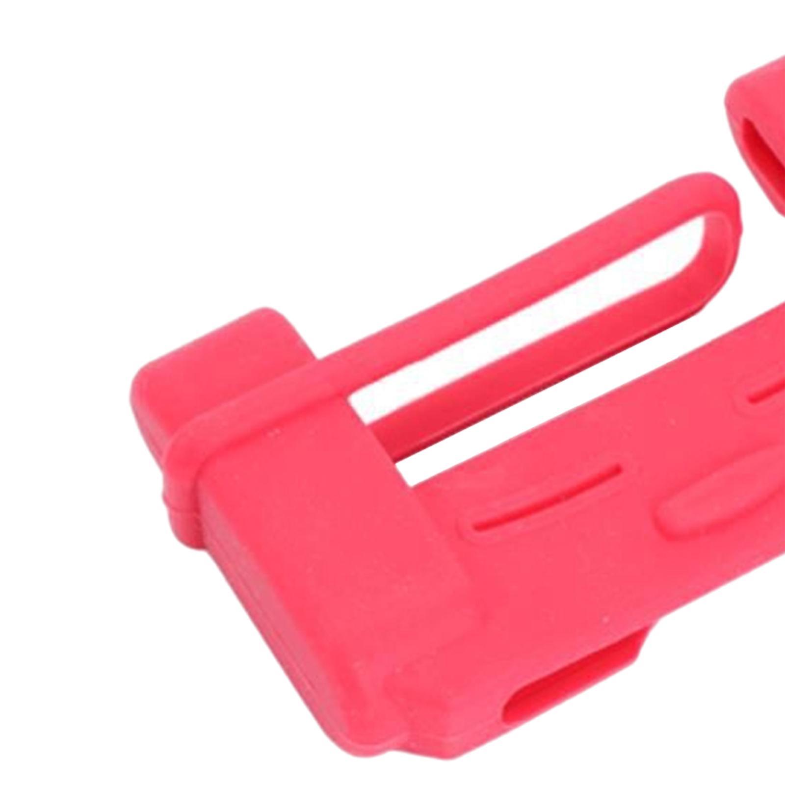 Car Belt Buckle Cover Anti Scratch Interior Accessories Red