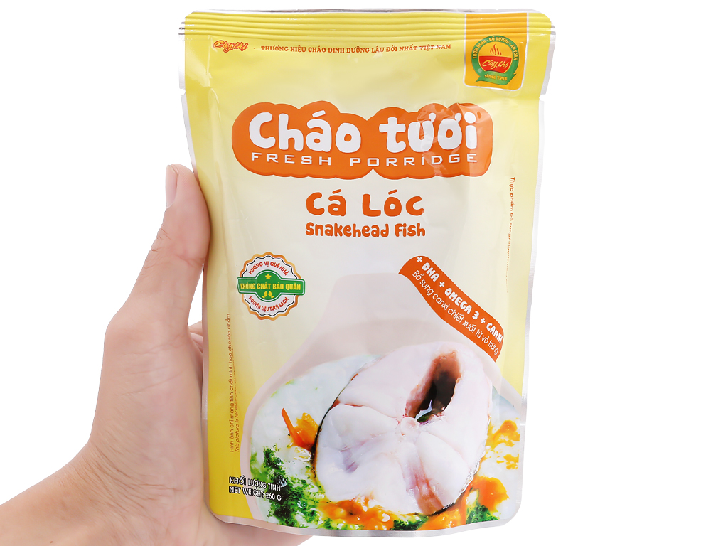 Cháo tươi cá lóc Cây Thị gói 260g