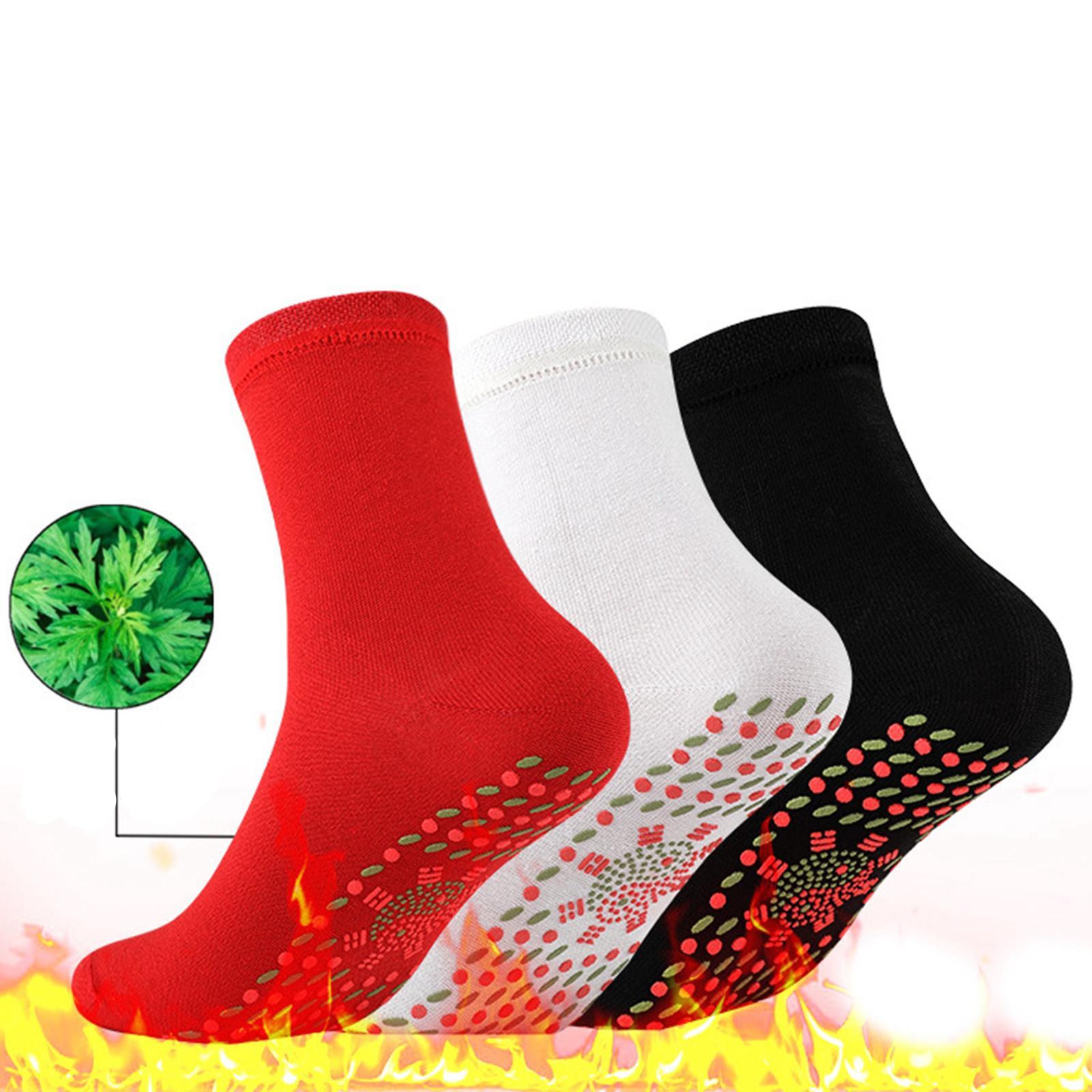 Self Heating Socks Stretch Warm Heated Socks for Cycling Skiing Walking