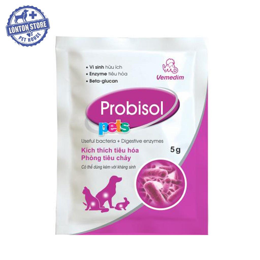 Men Tiêu Hóa Probisol Pet -Phòng Tiêu Chảy Cho Chó Mèo,Tăng Cường Đề Kháng Sau Bệnh,gói 5gr, Lonton Store & Vemedim