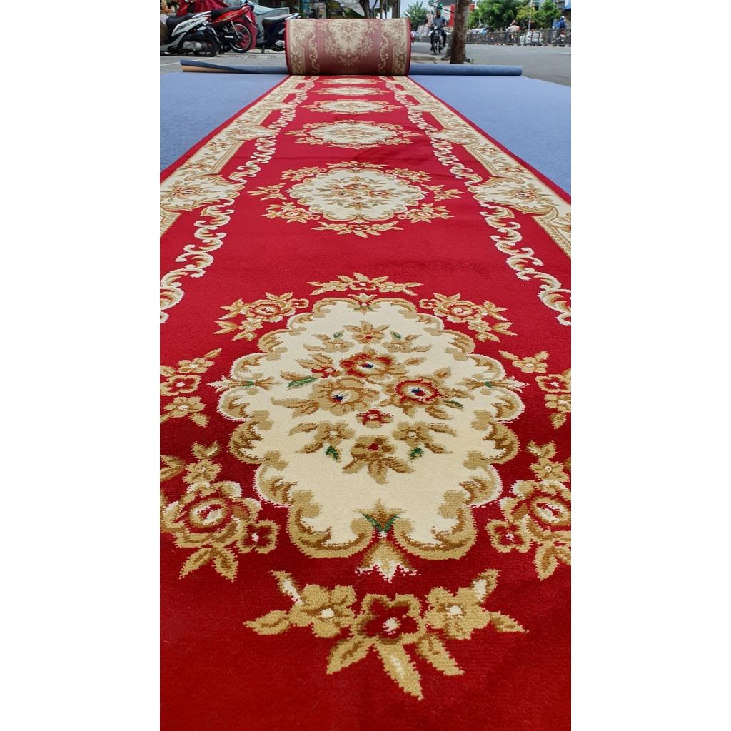Thảm hành lang cổ điển len, thảm trải lễ đường, lối đi nhà hàng, khách sạn, sự kiện khai trương