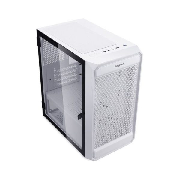 Vỏ máy tính Case Segotep Artist 2F RGB sẵn 2 Fan LED ARGB Gaming Kính cường lực - Hàng chính hãng NetWork Hub phân phối
