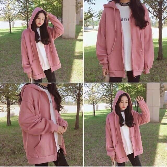 Áo khoác nỉ ngoại basic ulzzang