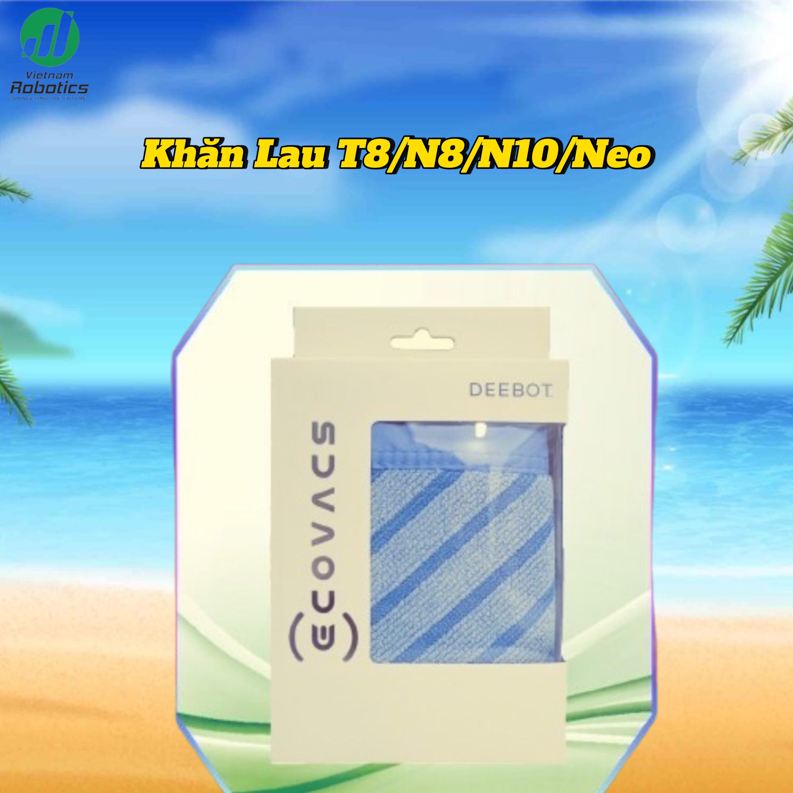 Hộp khăn lau Ecovacs Deebot N8, N8 Pro, T8, T8 AIVI - Hàng Chính Hãng