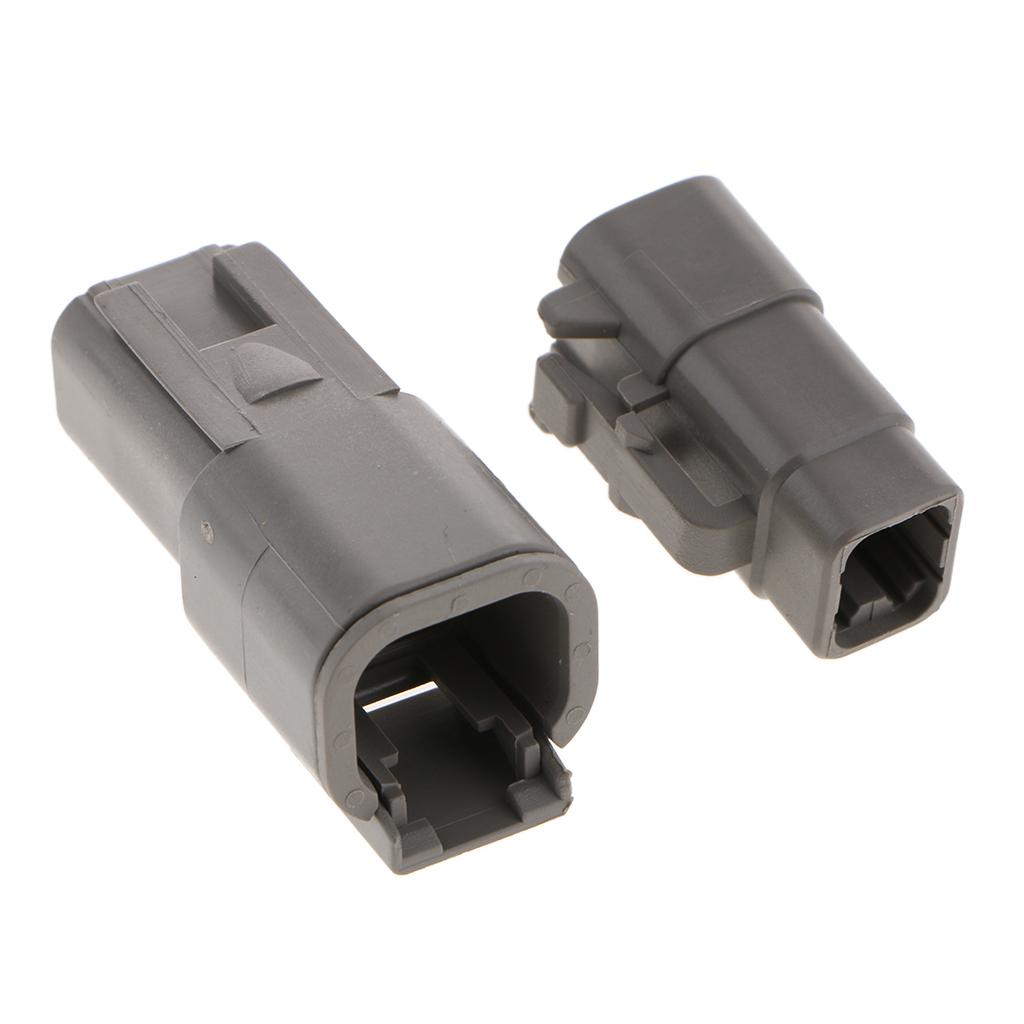 1 Set Waterproof Electrical Wire Cable 4Pin Way Connector Plug Terminal Kit
