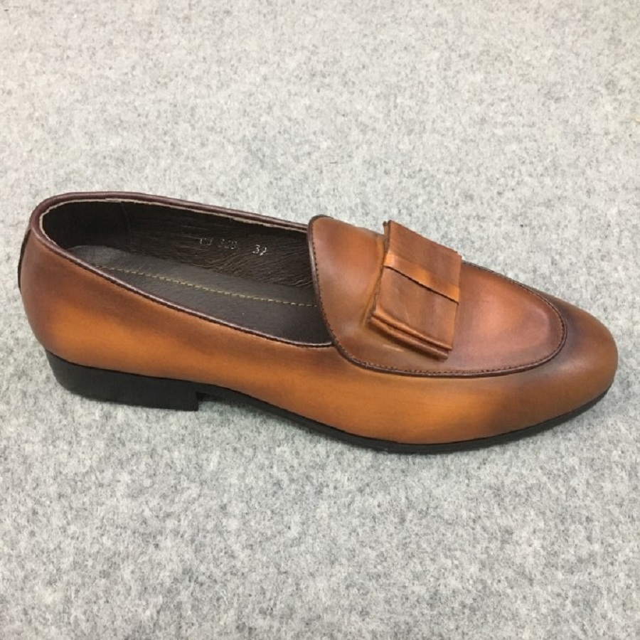 Giày da nam lười LH 127 bò