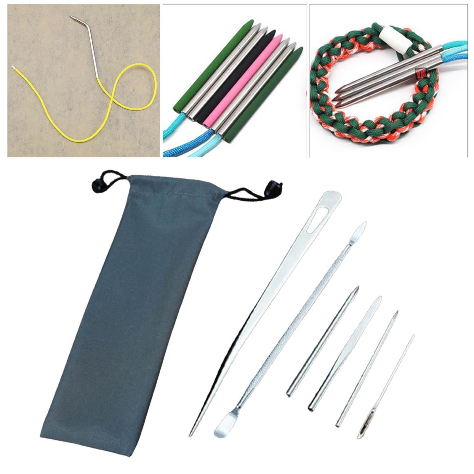 Paracord Multiple Purposes Smoothing Tool Paracord Lacing 6Pcs