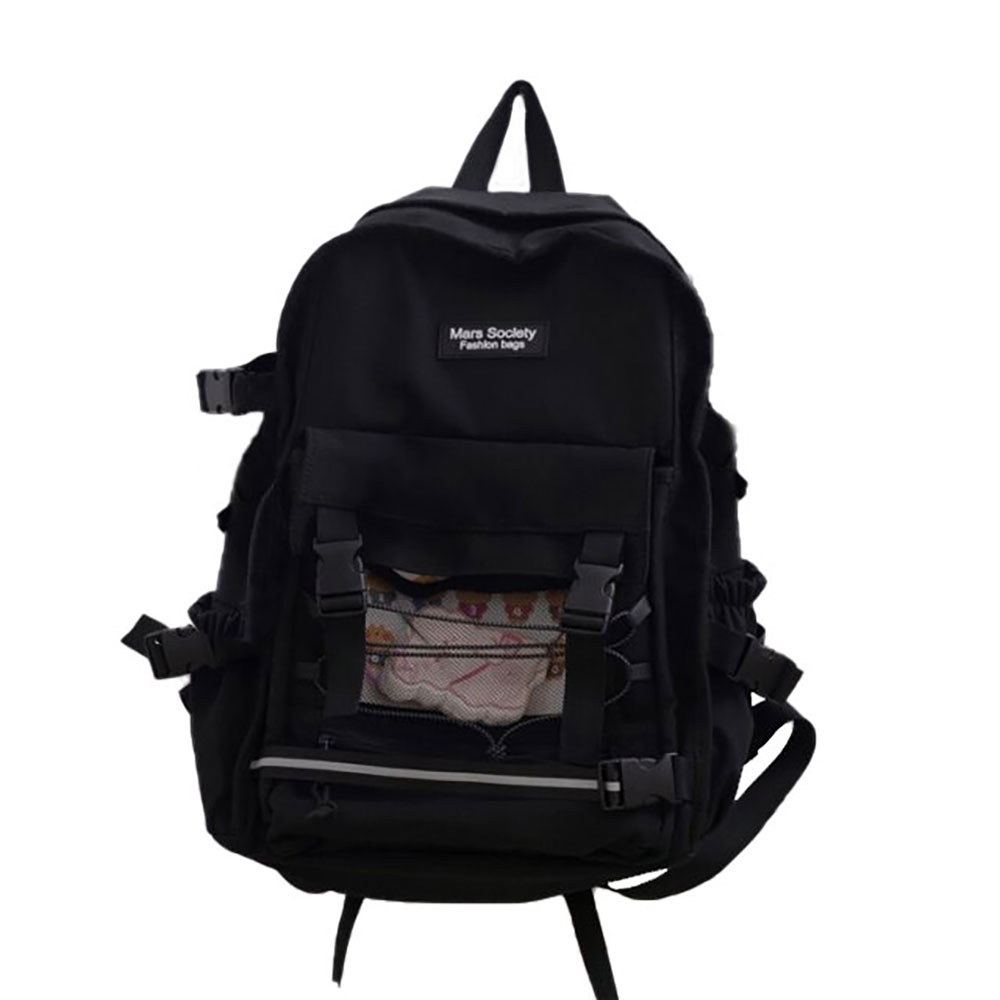Balo - cặp sách Ulzzang nhiều ngăn B0171 Mars Society đi học, đi làm, du lịch, đựng laptop Unisex nam nữ phong cách thời trang, cá tính