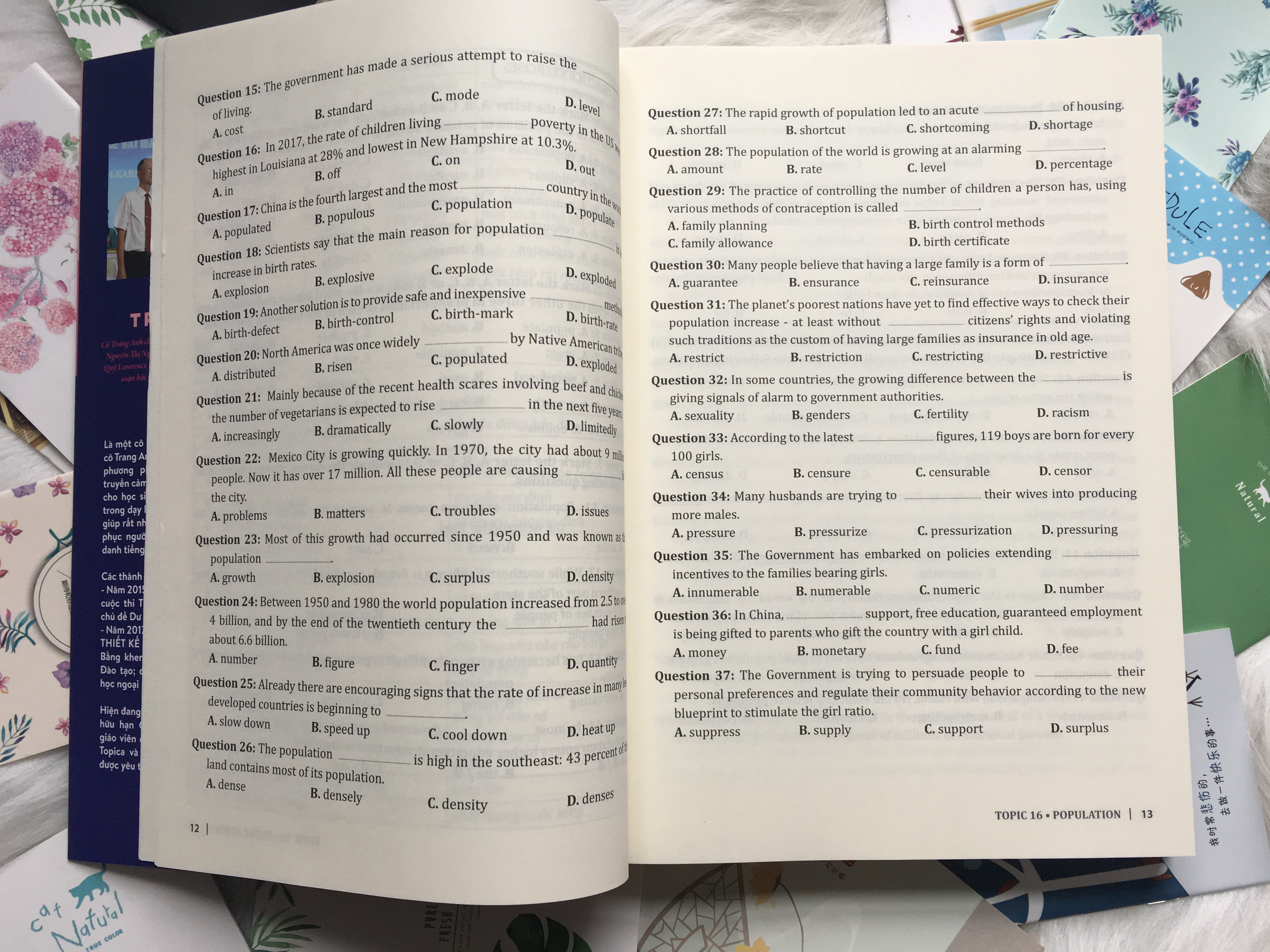 30 Chủ Đề Từ Vựng Tiếng Anh - Tập 2 (Trang Anh) - Tặng Kèm Sổ Tay Mini Siêu Dễ Thương