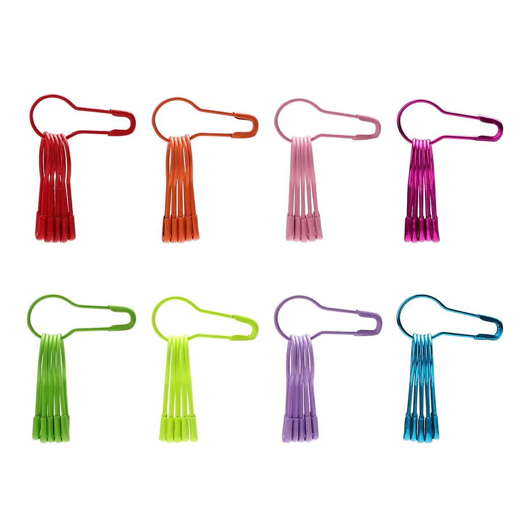Bộ ghim kim loại nhiều màu dùng cho đánh dấu thêu may, làm đồ handmade với hộp đựng an toàn tiện lợi