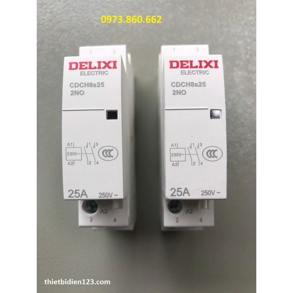 Khởi 1 pha DELIXI 25A - Contactor 1 Pha 25A loại tốt