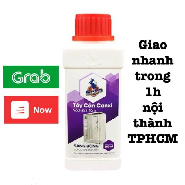 Nước lau kính bám cặn canxi lâu năm SABO-K, ố mốc, cặn vảy cá + tẩy bồn cầu siêu mạnh chai 500ml