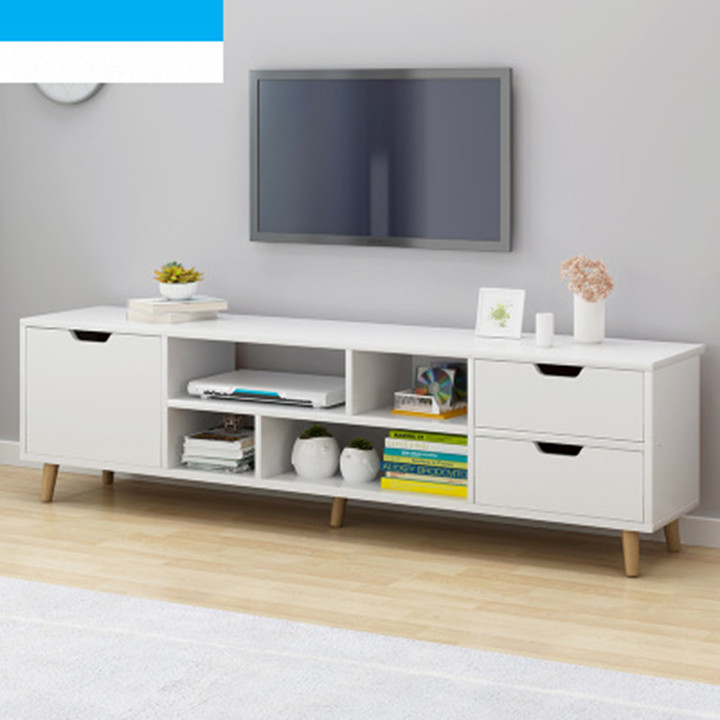 Kệ tivi kệ trang trí tivi treo tường BAH014 - Kệ tivi treo tường bằng gỗ có ngăn kéo trang trí phòng khách