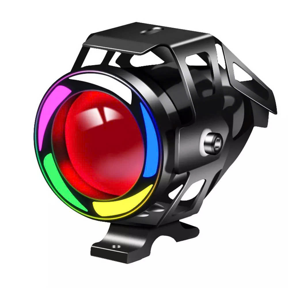 Đèn U7 Viền LED Cho Xe Máy – Trợ Sáng Ban Đêm, Độ Xe Ngầu, Chống Nước Hiệu Quả