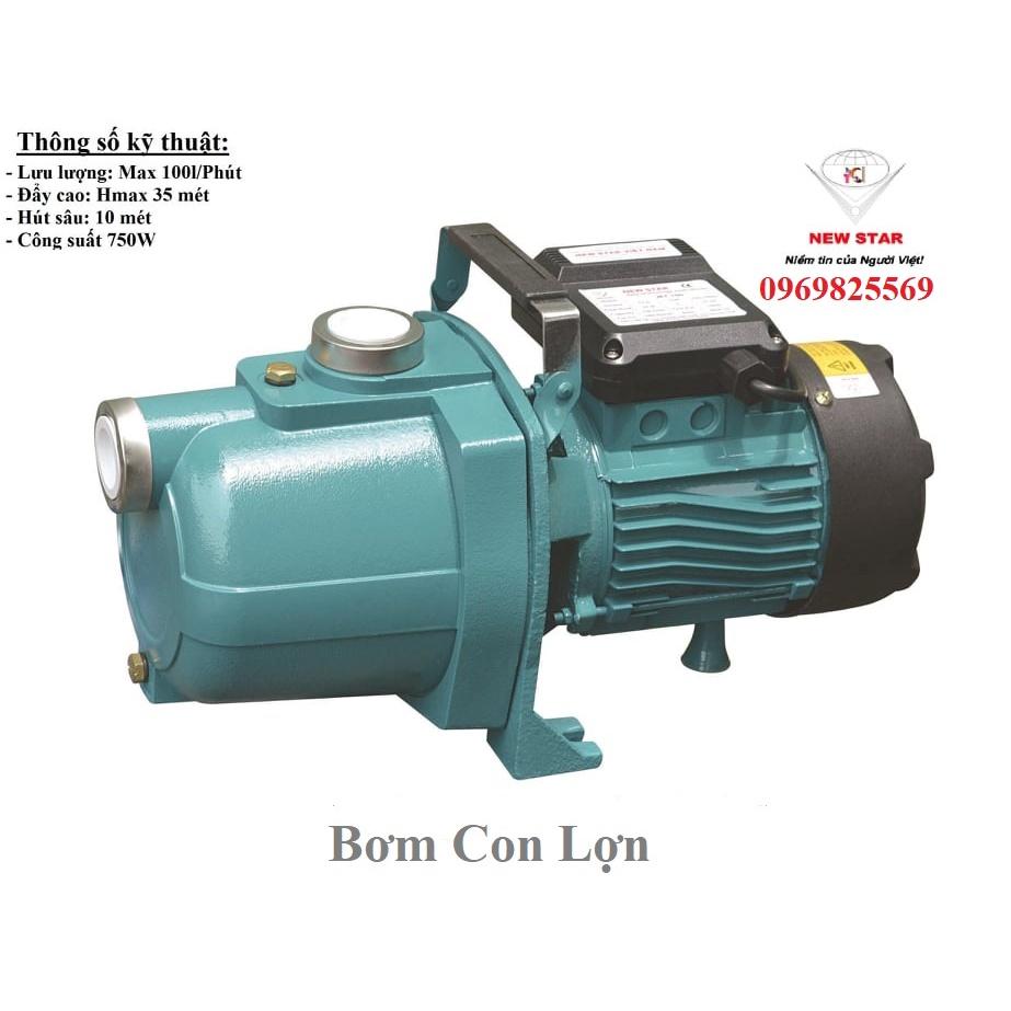 Máy bơm nước con lợn new star 750 w Jet100 - Máy Bơm Con Heo 750 w Jet 100