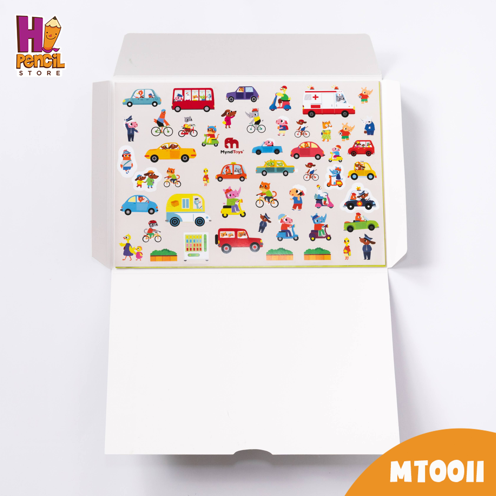 Sticker Dán MyndToys Chủ Đề Thành Phố Metro City