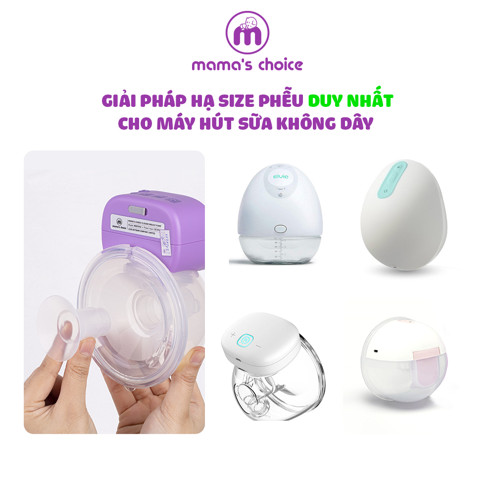 Trợ Phễu Silicone Mama's Choice NewFit, Đệm Hạ Size Phễu Size 15-17-19-21mm, Hút Sữa Hiệu Quả và Êm Ái - 1 Cái