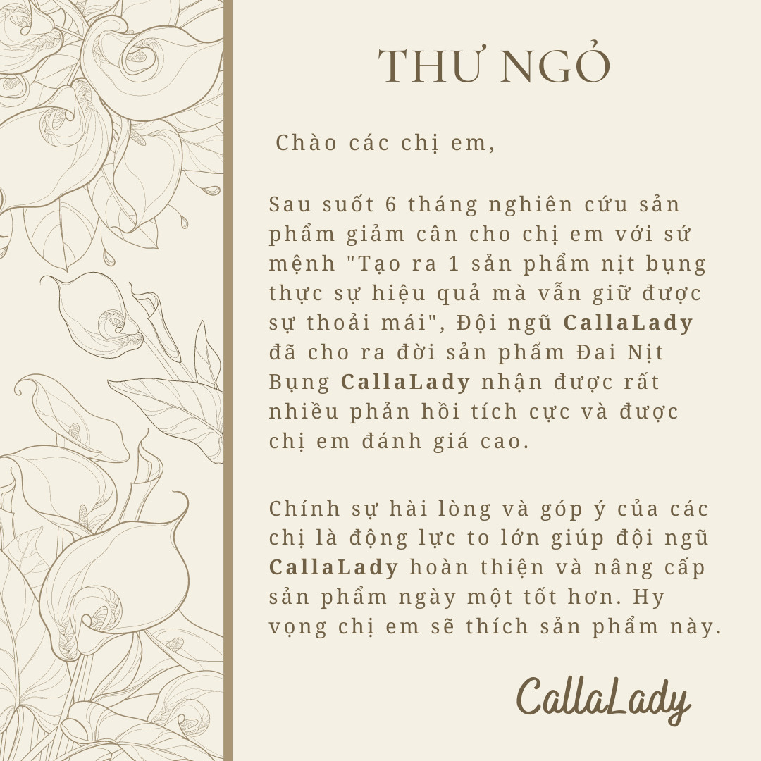 Đai Nịt Bụng Callalady Đai Định Hình Bụng Chống Cuộn Siết Eo Gen Bụng Giảm Mỡ Sau Sinh Dễ Sử Dụng Thông Thoáng Co Giãn