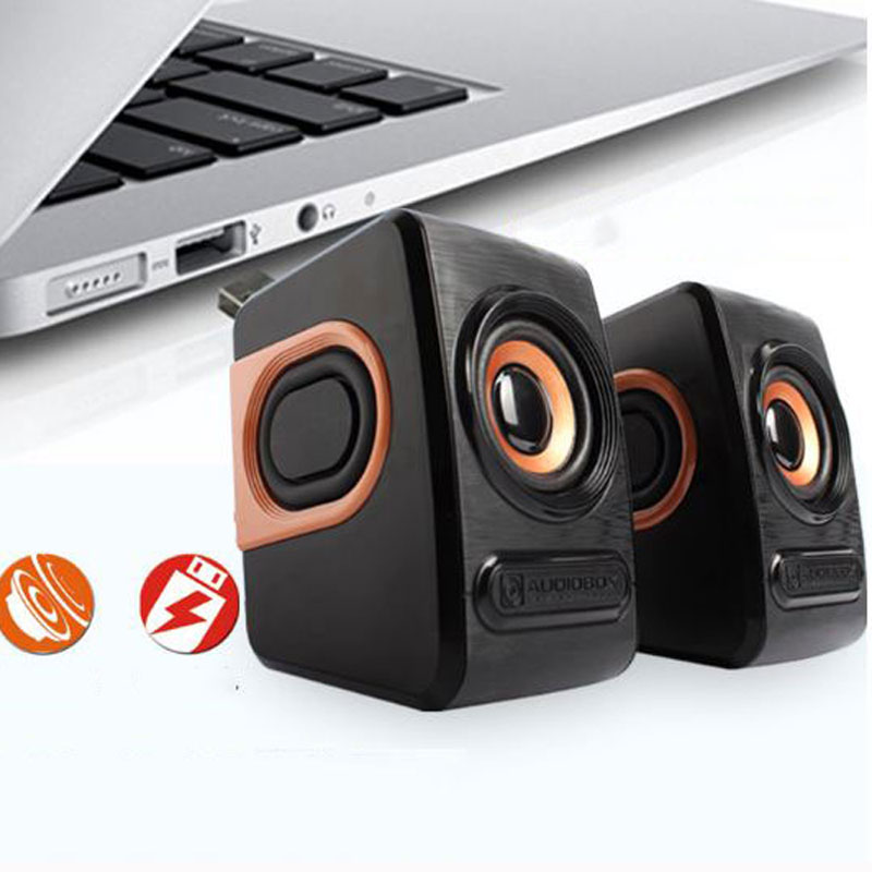 Combo Bộ Loa Máy Tính Stereo Mini Để Bàn Cao Cấp Âm Thanh Siêu Trầm Hỗ Trợ USB 2.0 + Tặng Tai Nghe Bluetooth Nhét Tai Kèm Mic Đàm Thoại M165 (màu ngẫu nhiên)