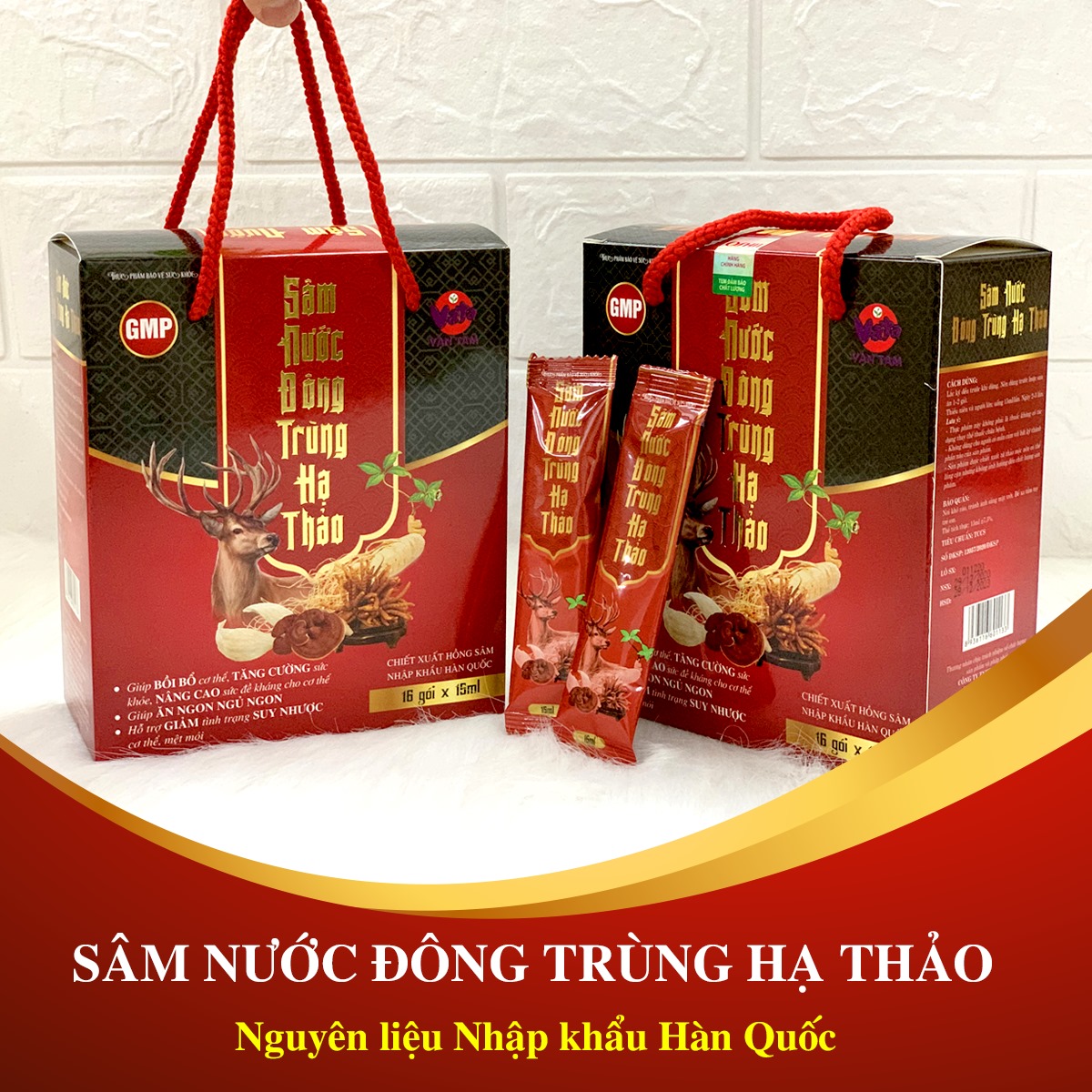 Sâm Nước Đông Trùng Hạ Thảo Giúp Bồi Bổ Tăng Sức Khỏe Hỗ Trợ Ăn Ngủ Ngon Giảm Mệt Mỏi Và Suy Nhược Cơ Thể