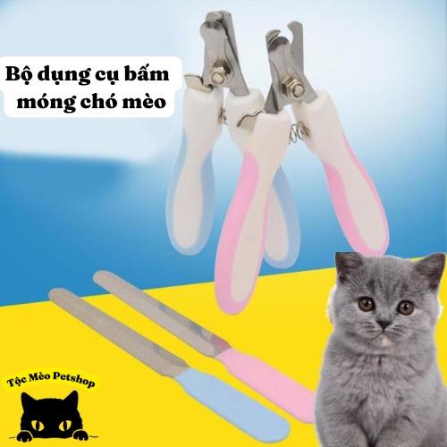 Dụng cụ cắt và dũa móng cho chó mèo- trọn bộ kèm dũa móng
