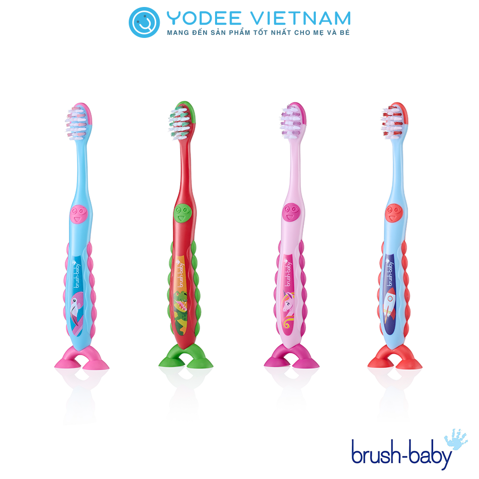 Brush-Baby Bàn chải đánh răng Flossbrush cho bé (3-6 tuổi)