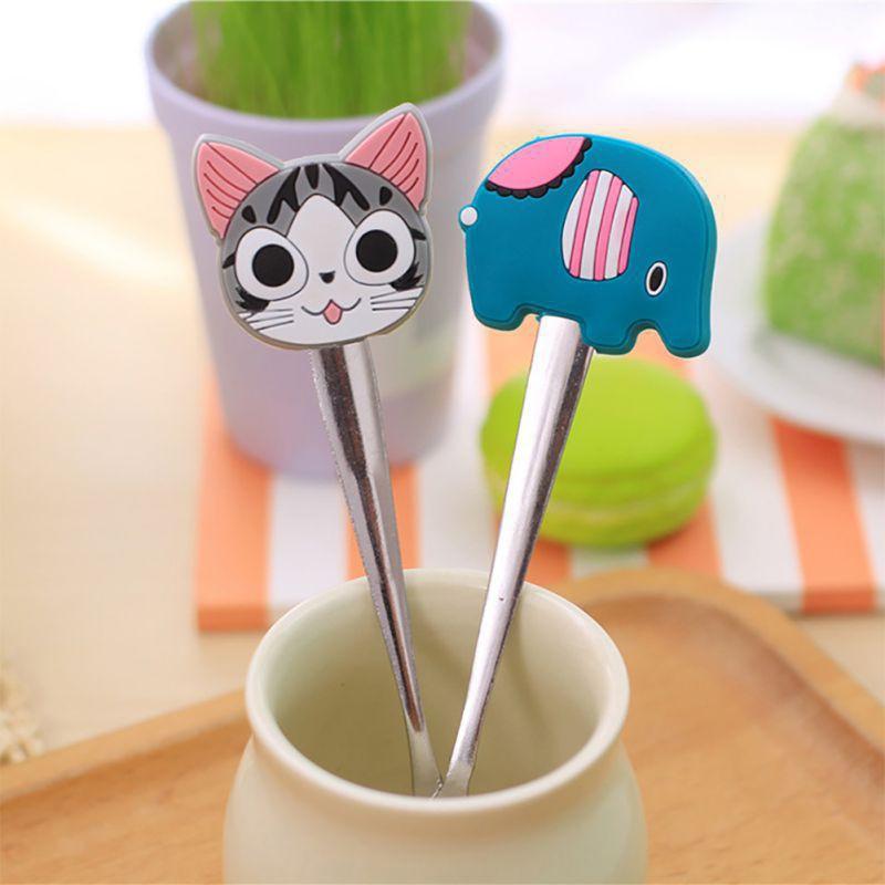 Thìa muỗng thép không gỉ hình hoạt hình dễ thương